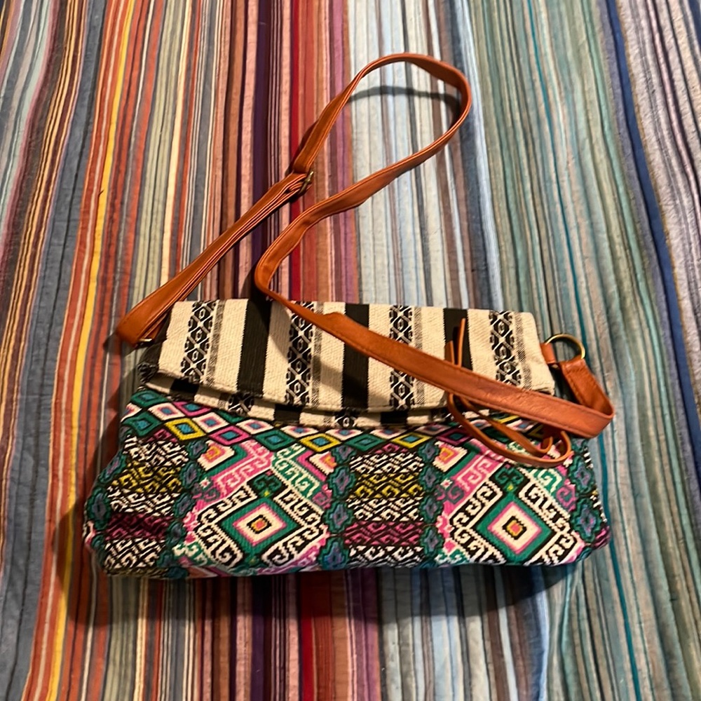 Mossimo Supply company woven crossbody purse